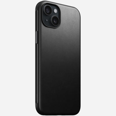 Modern Leather Case - iPhone 15 Plus | Black | Nomad Leather