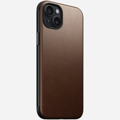 Modern Leather Case - iPhone 15 Plus | Brown | Nomad Leather