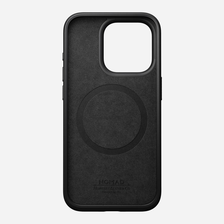 Modern Leather Case - iPhone 15 Pro | Black | Horween