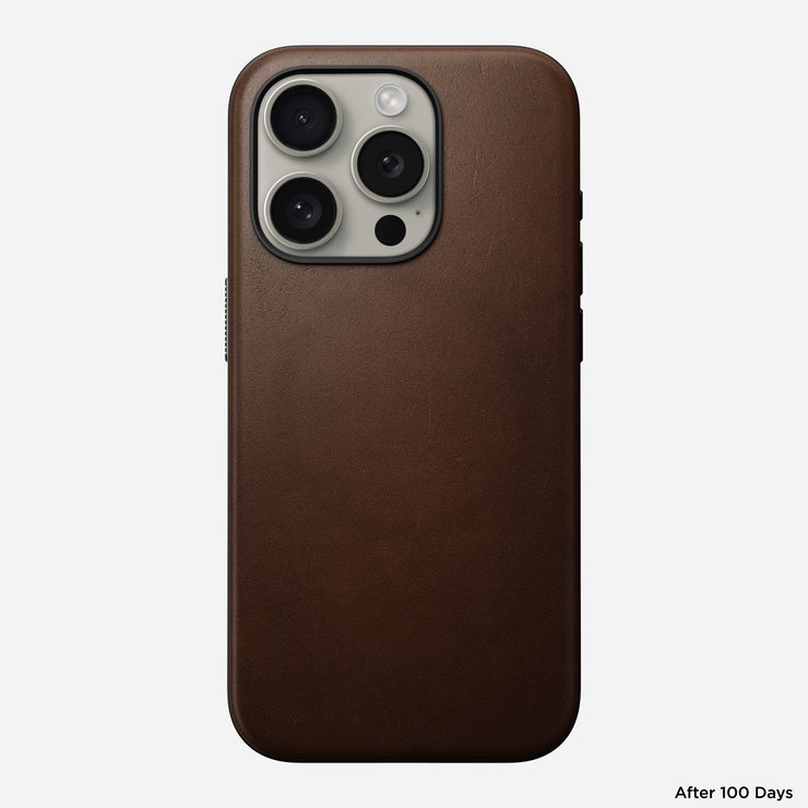 Modern Leather Case - iPhone 15 Pro | Brown | Nomad Leather