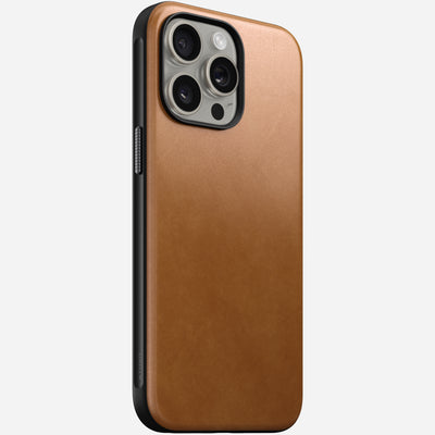 Modern Leather Case - iPhone 15 Pro Max | English Tan-C | Nomad Leather