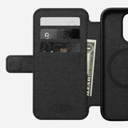 Modern Leather Folio - iPhone 15 Pro | Black | Horween