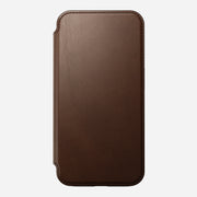 Modern Leather Folio - iPhone 15 Pro | Brown | Nomad Leather