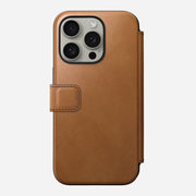 Modern Leather Folio - iPhone 15 Pro | English Tan-C | Nomad Leather