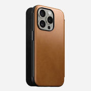 Modern Leather Folio - iPhone 15 Pro | English Tan-C | Nomad Leather