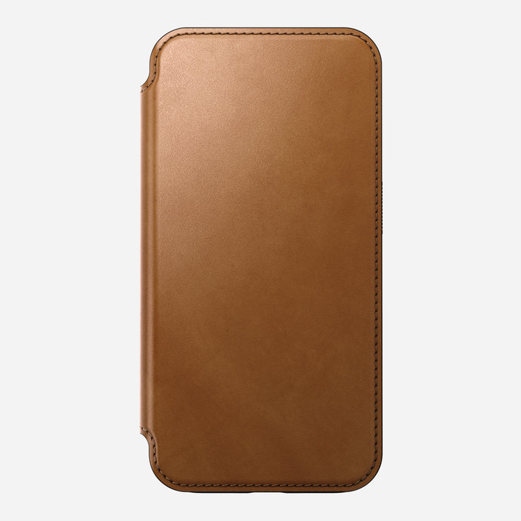 Modern Leather Folio - iPhone 15 Pro | English Tan-C | Nomad Leather