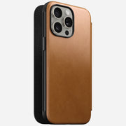 Modern Leather Folio - iPhone 15 Pro Max | English Tan-C | Nomad Leather