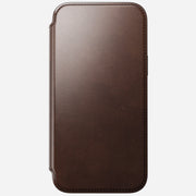 Modern Leather Folio - iPhone 15 Pro Max | Rustic Brown | Horween