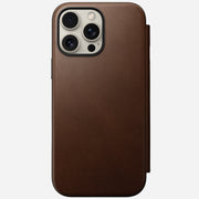 Modern Leather Folio - iPhone 16 Pro Max | Brown | Nomad Leather