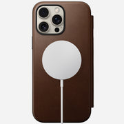 Modern Leather Folio - iPhone 16 Pro Max | Brown | Nomad Leather