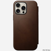 Modern Leather Folio - iPhone 16 Pro Max | Brown | Nomad Leather