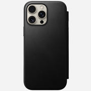 Modern Leather Folio - iPhone 16 Pro Max | Black | Nomad Leather