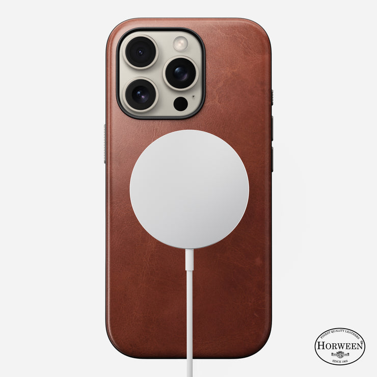 Modern Leather Case - iPhone 16 Pro | Olde Dublin | Horween