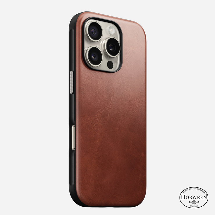 Modern Leather Case - iPhone 16 Pro | Olde Dublin | Horween