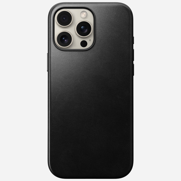Open Box /// Modern Leather Case - iPhone 16 Pro Max | Black | Horween