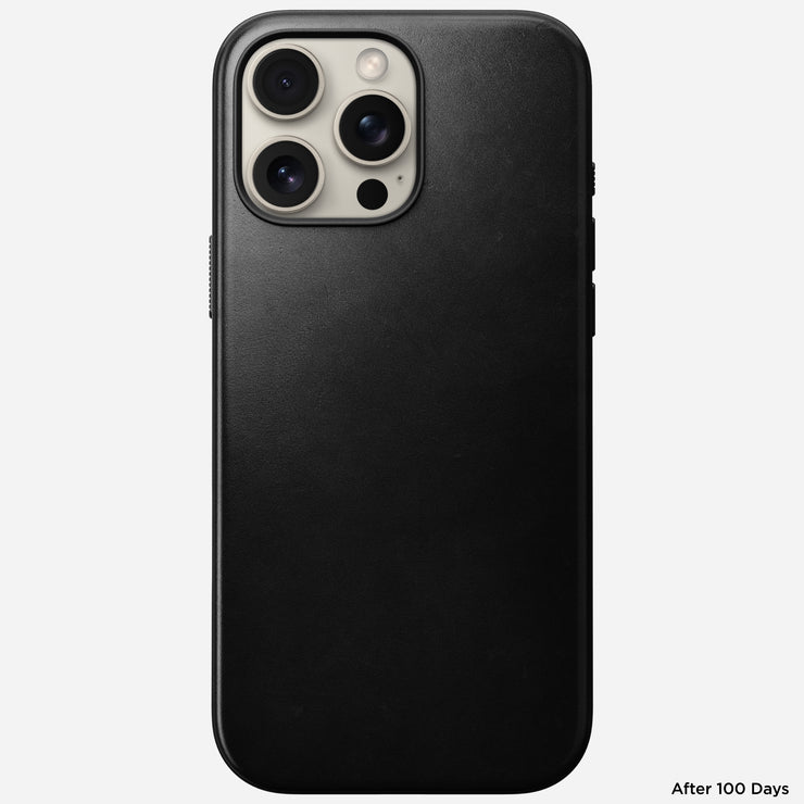 Modern Leather Case - iPhone 16 Pro Max | Black | Horween