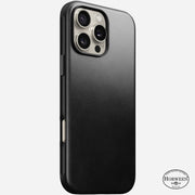 Modern Leather Case - iPhone 16 Pro Max | Black | Horween