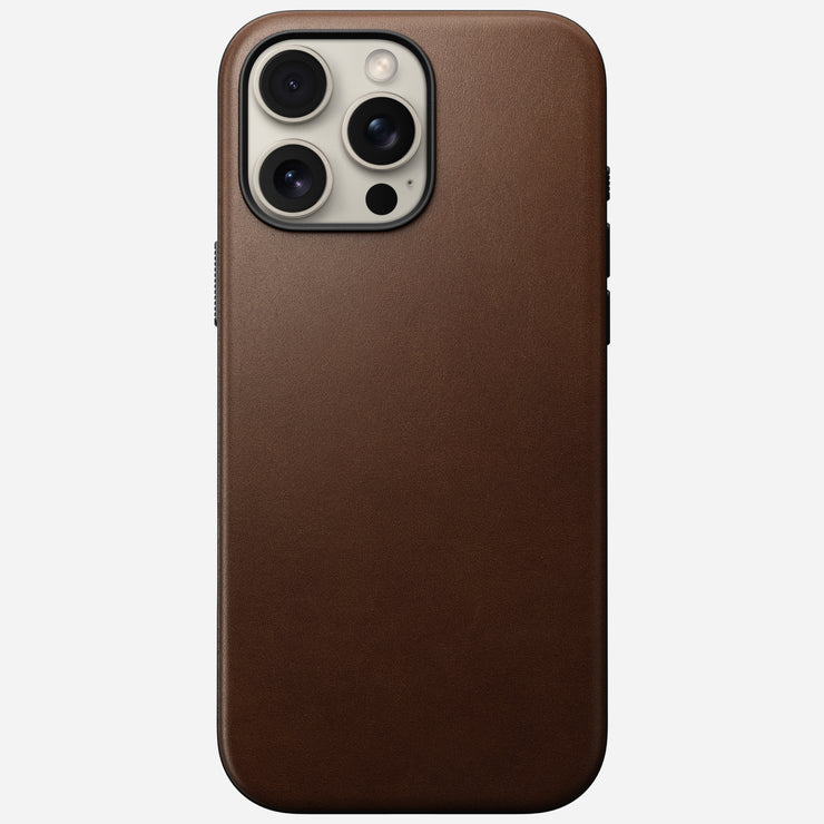Open Box /// Modern Leather Case - iPhone 16 Pro Max | Brown | Nomad Leather
