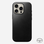 Modern Leather Case - iPhone 16 Pro | Black | Horween