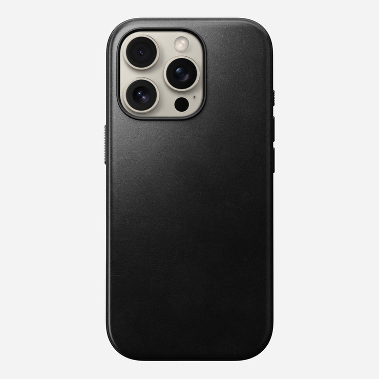 Open Box /// Modern Leather Case - iPhone 16 Pro | Black | Horween