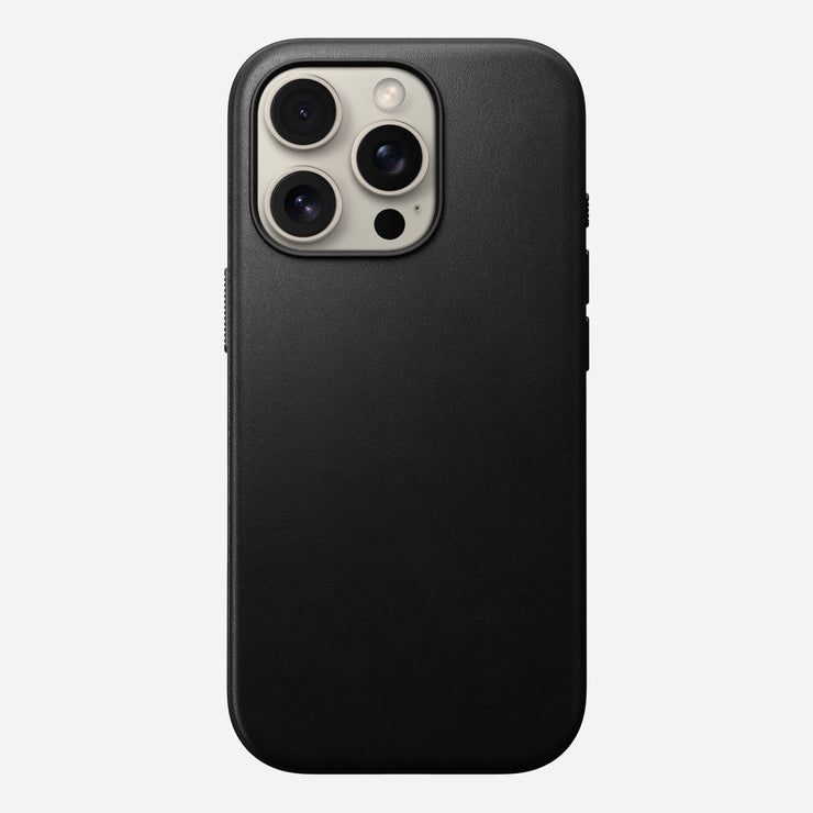 Modern Leather Case - iPhone 16 Pro | Black | Nomad Leather