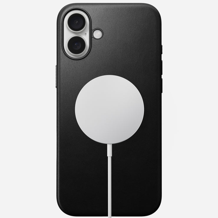 Modern Leather Case - iPhone 16 Plus | Black | Nomad Leather