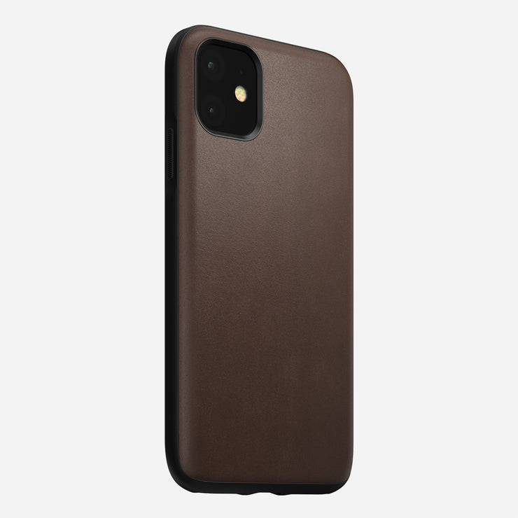 Modern Leather Case - iPhone 11 | Rustic Brown | Horween