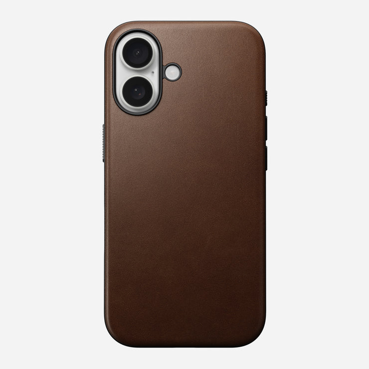 Modern Leather Case - iPhone 16 | Brown | Nomad Leather