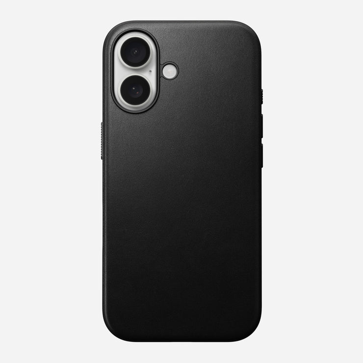 Modern Leather Case - iPhone 16 | Black | Nomad Leather