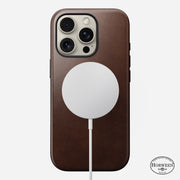 Modern Leather Case - iPhone 16 Pro | Rustic Brown | Horween