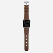 Modern Band - 45mm | Silver Hardware | Brown | Nomad Leather