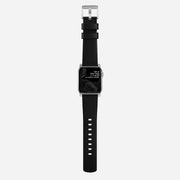 Modern Band - 45mm | Silver Hardware | Black | Nomad Leather