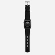 Modern Band - 45mm | Silver Hardware | Black | Nomad Leather