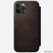 Modern Leather Folio - iPhone 12 Pro Max | Rustic Brown | Horween | Non-Magsafe