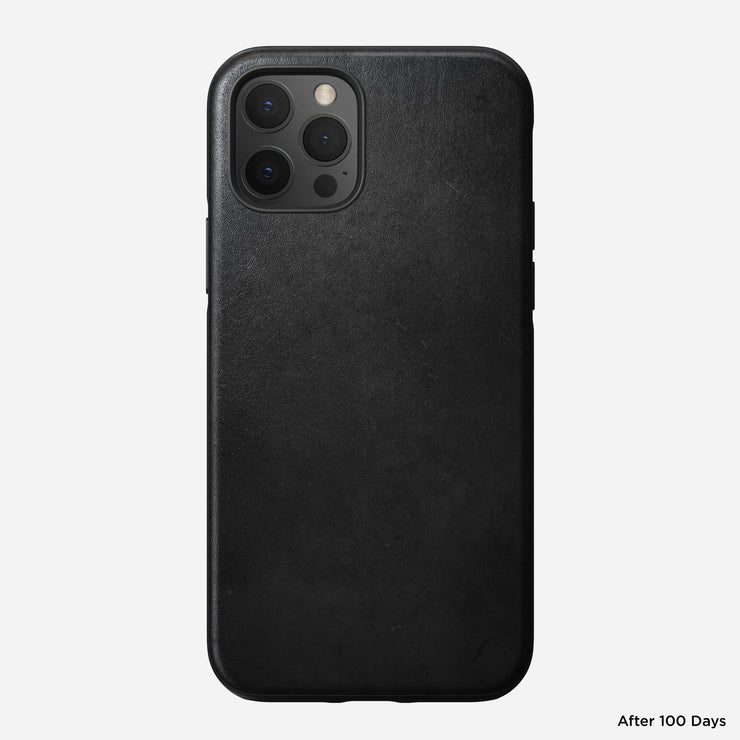 Modern Leather Case - iPhone 12 | 12 Pro | Black | Horween | Non-Magsafe