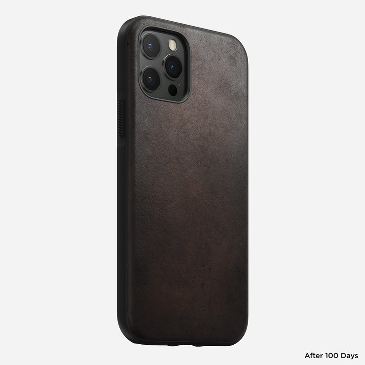 Modern Leather Case - iPhone 12 | 12 Pro | Rustic Brown | Horween | Non-Magsafe