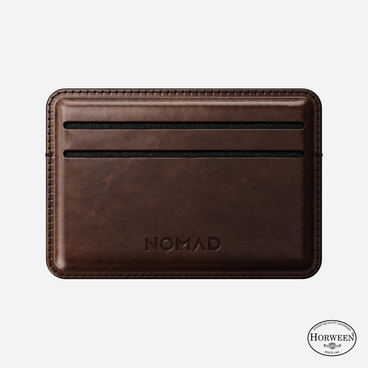 Card Wallet - Rustic Brown | Horween | Find My