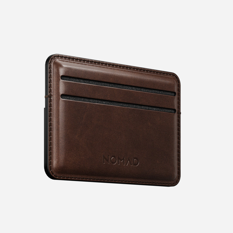 Card Wallet - Rustic Brown | Horween | Find My