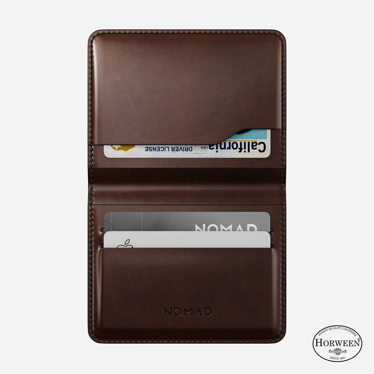 Card Wallet Plus - Rustic Brown | Horween