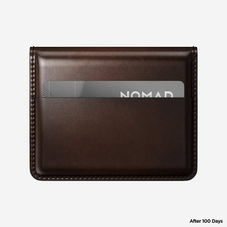 Card Wallet Plus - Rustic Brown | Horween
