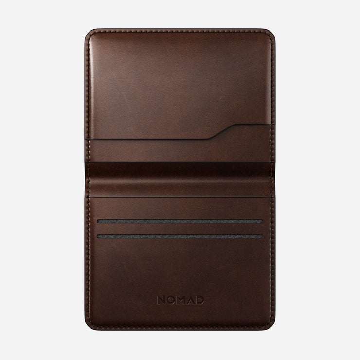 Card Wallet Plus - Rustic Brown | Horween