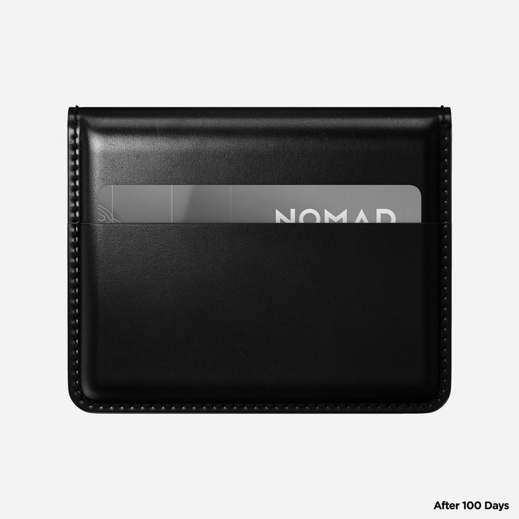 Card Wallet Plus - Black | Horween