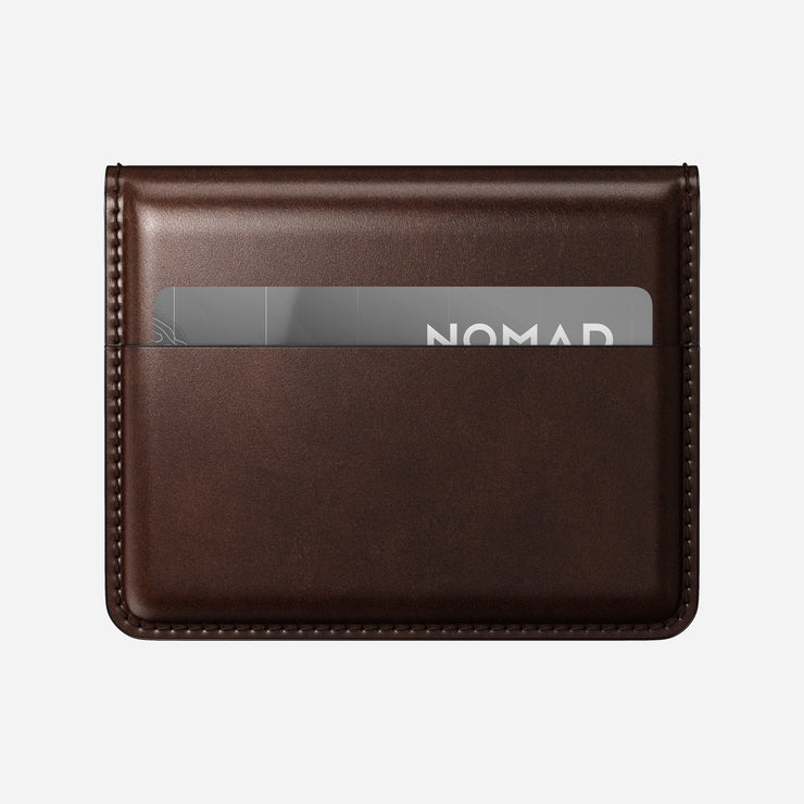 Card Wallet Plus - Rustic Brown | Horween