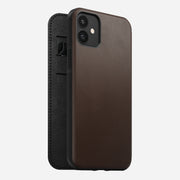 Modern Leather Folio - iPhone 12 | 12 Pro | Rustic Brown | Horween