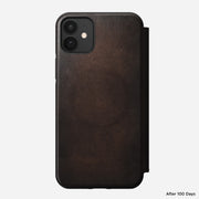 Modern Leather Folio - iPhone 12 | 12 Pro | Rustic Brown | Horween