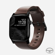 Modern Band - 41mm/42mm | Black Hardware | Rustic Brown | Horween