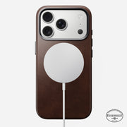 Traditional Leather Case - iPhone 17 Pro | Rustic Brown | Horween