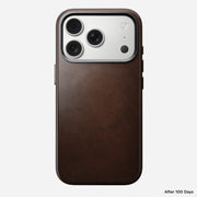 Traditional Leather Case - iPhone 17 Pro | Rustic Brown | Horween