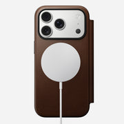 Modern Leather Folio - iPhone 17 Pro | Brown | Nomad Leather