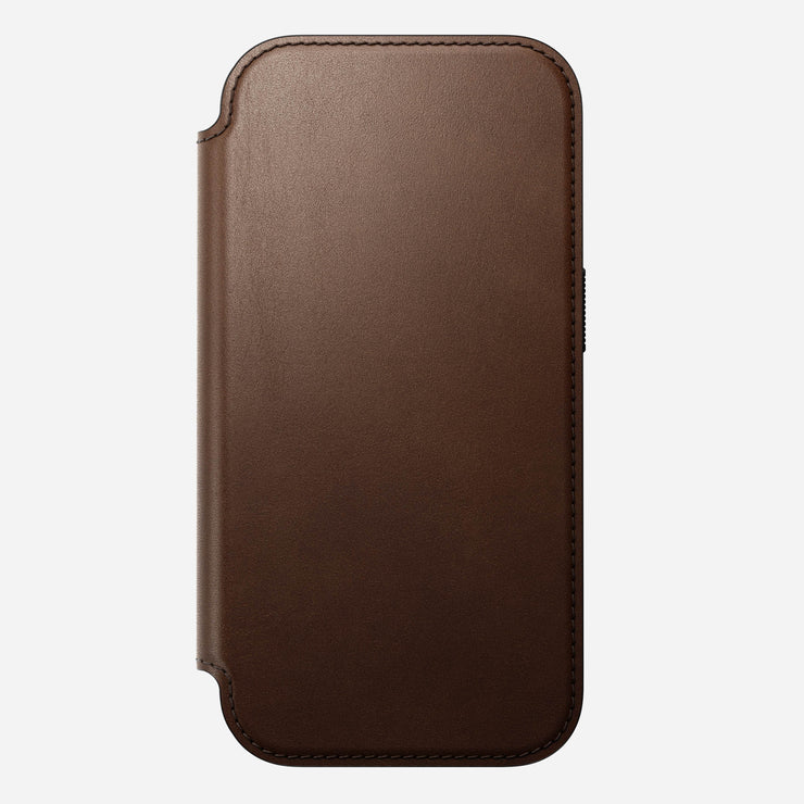 Modern Leather Folio - iPhone 17 Pro | Brown | Nomad Leather